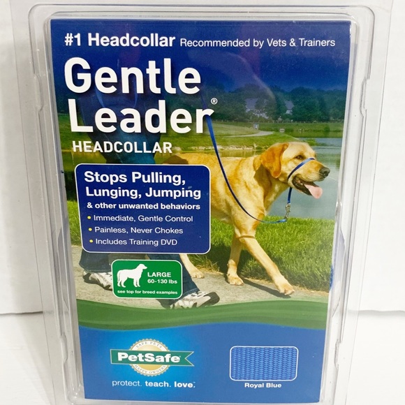 Gentle Leader Headcollar Kit with DVD Included Training Guide Stops Pulling Jump - Picture 10 of 10